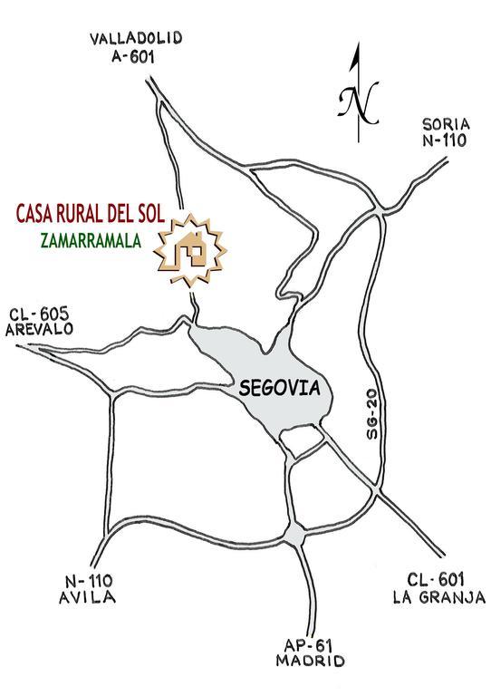 Casa Rural Del Sol Самаррамала Экстерьер фото